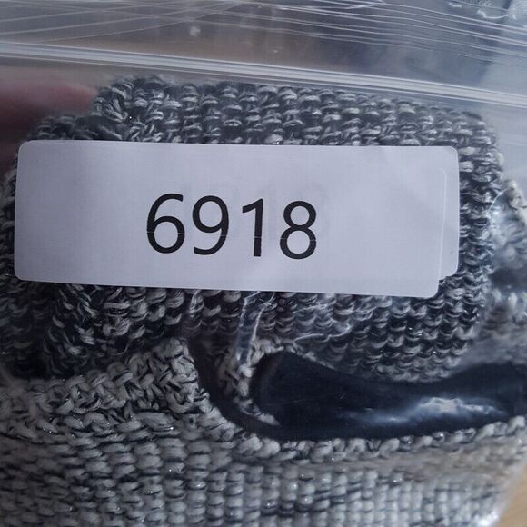 TALBOTS Womens Jacket Petite P Gray Marled Sweater Knit Zip Up Front Pockets - Picture 8 of 8